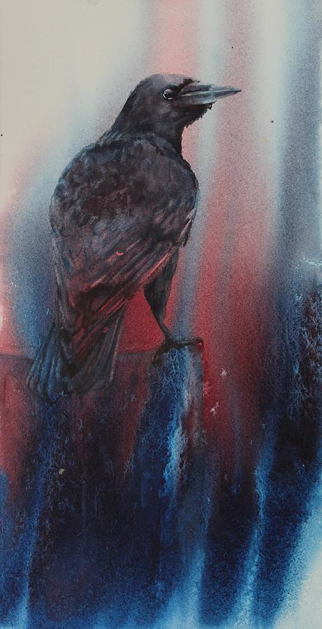 Raven Painting by Ruth Kamenev
