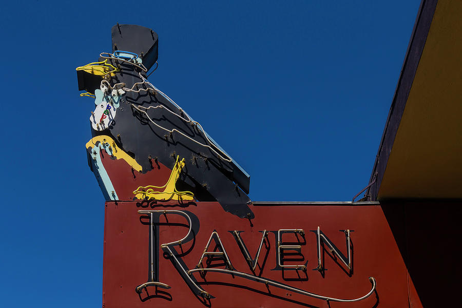 Signs Movie Photograph - Raven Sign by Garry Gay