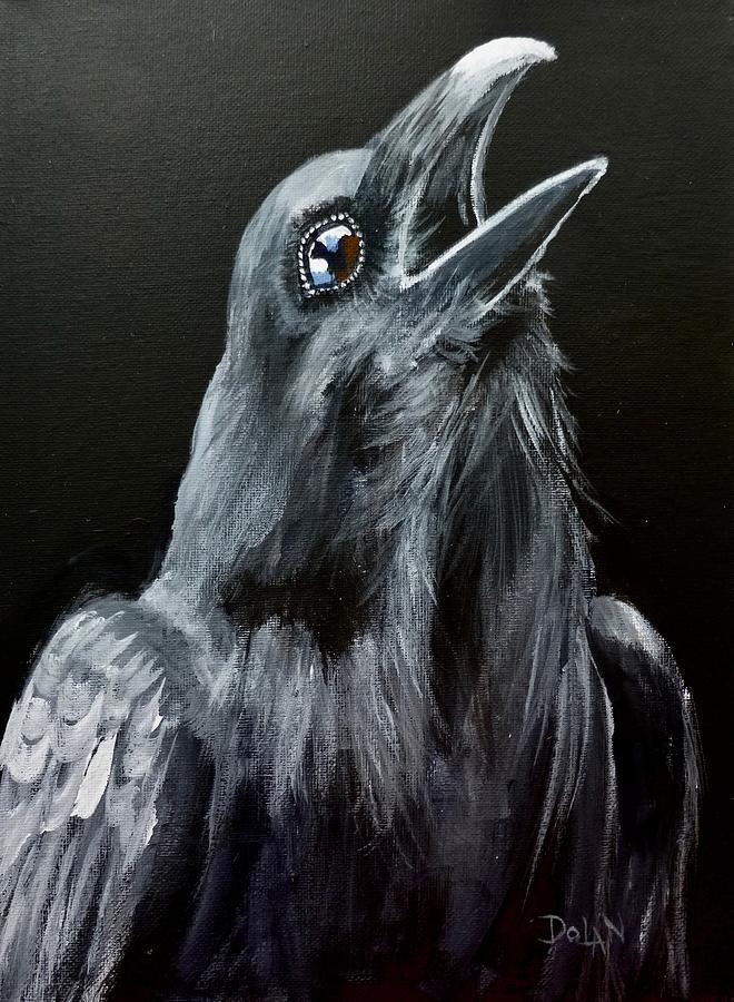 Raven Song Painting by Pat Dolan
