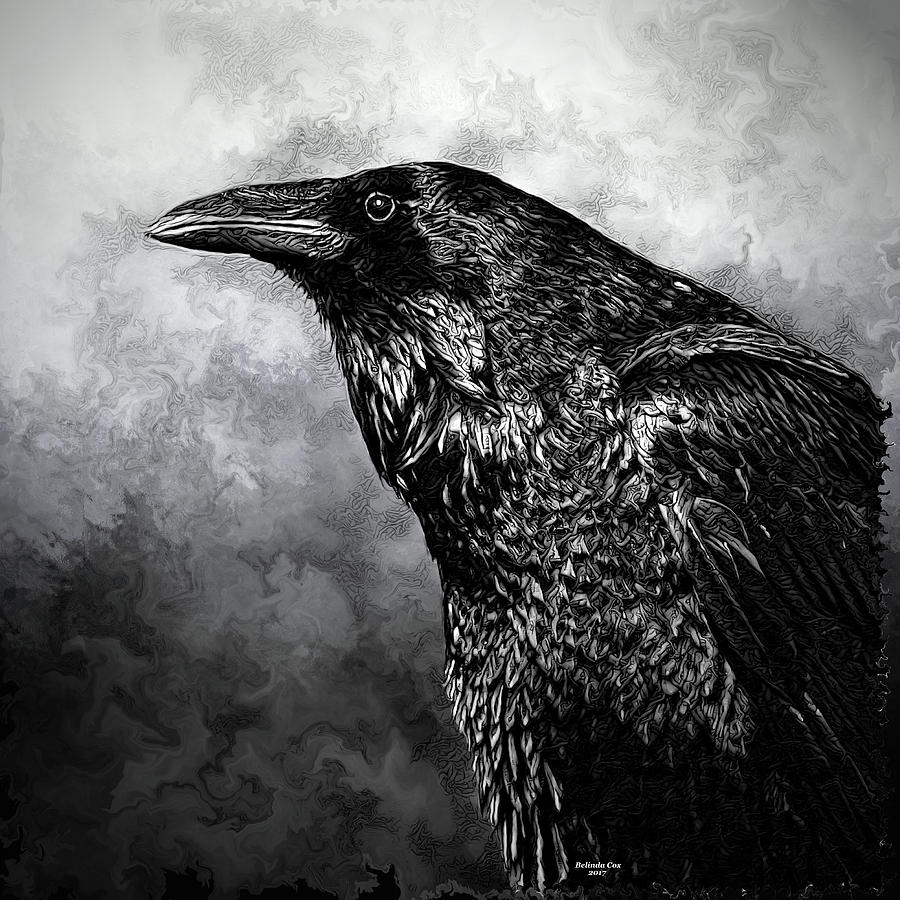 Raven Spirit Digital Art by Artful Oasis