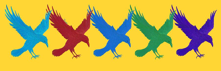 Ravens apparel design Painting by Teresa Ascone