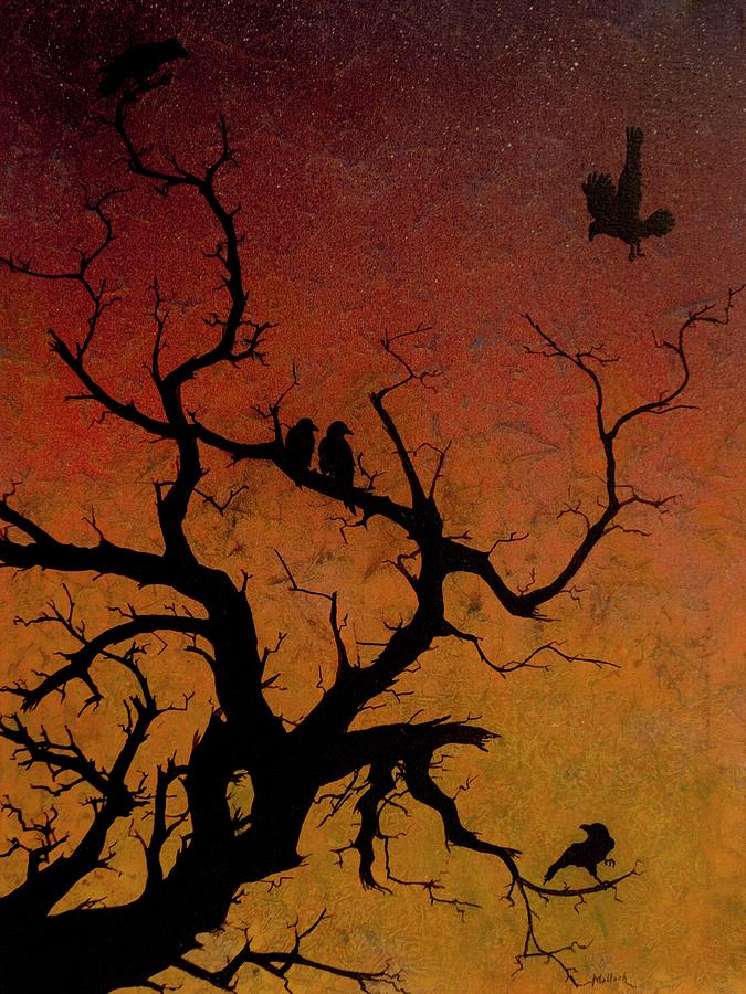 Ravens Roost Painting by Jack Malloch