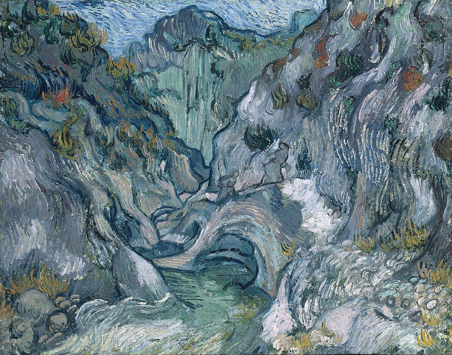 Ravine Painting By Vincent Van Gogh Pixels Merch