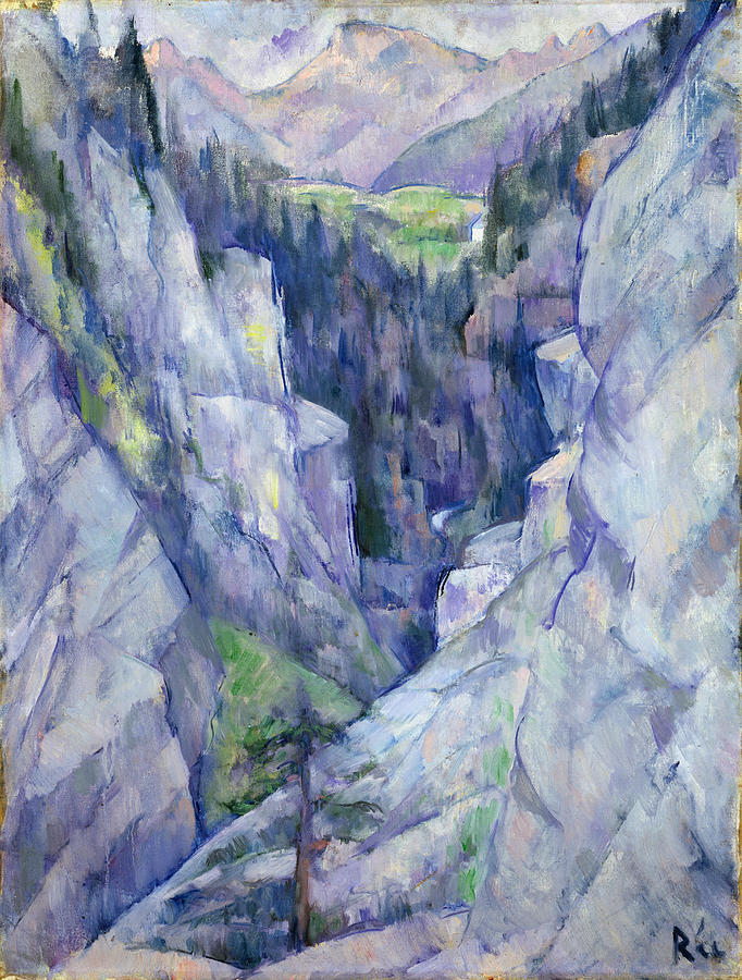 Landscape Painting - Ravine at Pians by Anita Ree