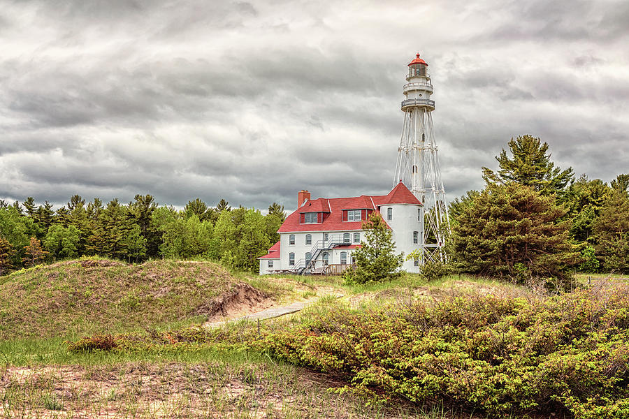 Rawley Point Lighthouse Photograph by Susan Rissi Tregoning