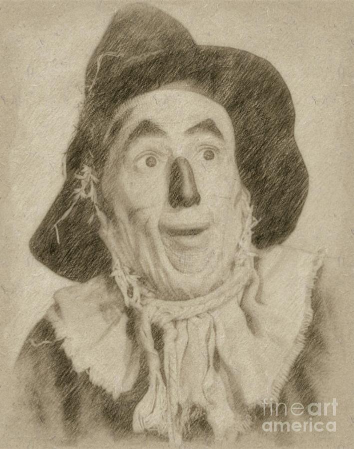 Ray Bolger, Scarecrow, Wizard Of Oz Drawing