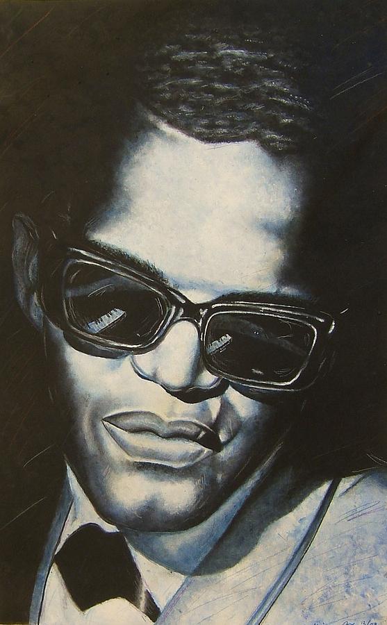 ray Charles Painting by Darryl Matthews