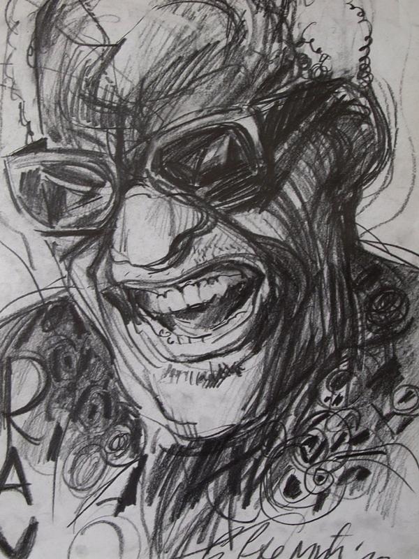 Ray Charles Drawing By Eremic Boris Fine Art America