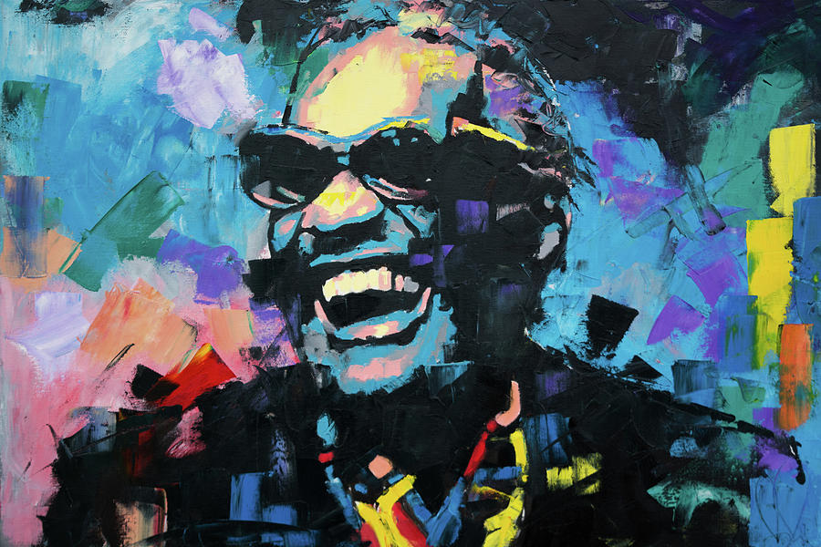Ray Charles Painting by Richard Day