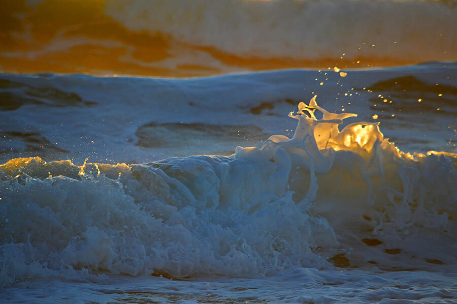 First Sun - Nauset Light Beach Photograph by Dianne Cowen Cape Cod Photography