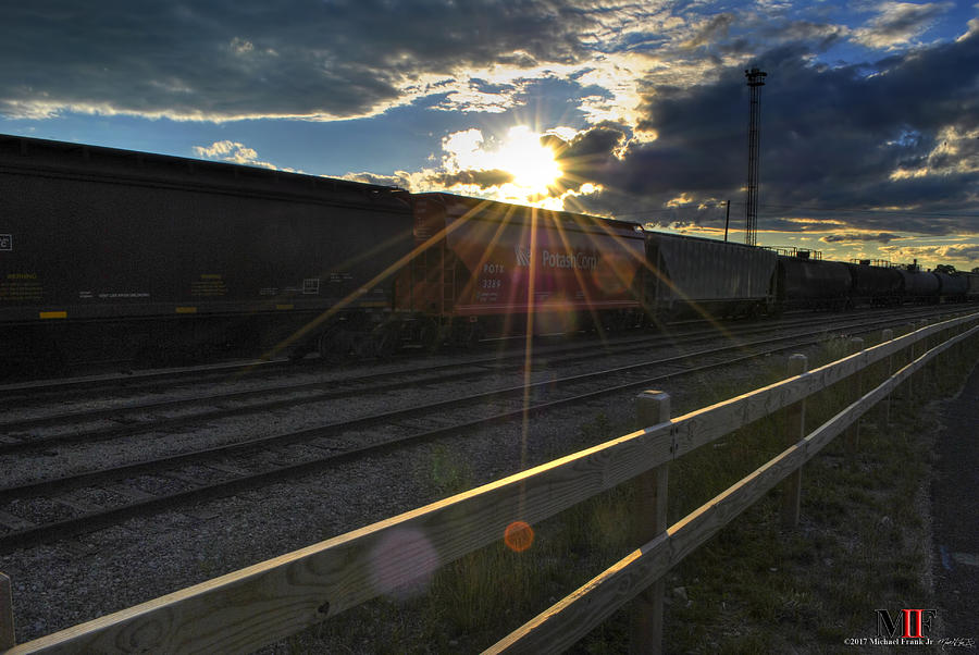 Rays And Rails 02 Photograph by Michael Frank Jr