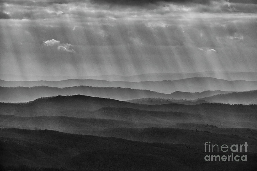 Rays and Ridges Photograph by Thomas R Fletcher