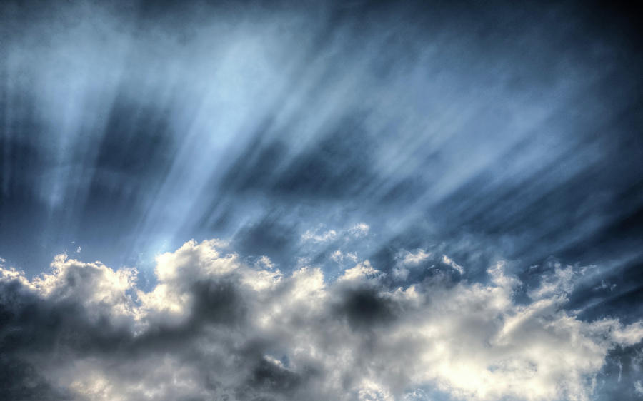 Rays of light Photograph by Hans Zimmer