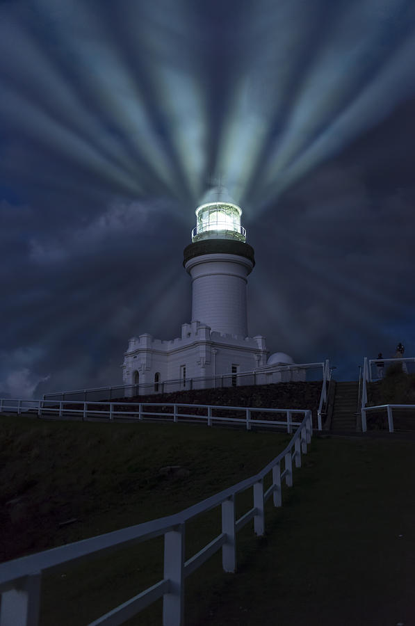 Lighthouse Photograph - Rays by Stephen Degraaf