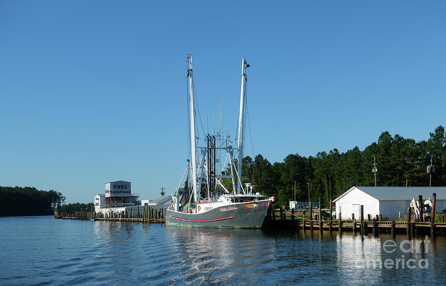 Processing Plant Photograph - RE Mayo Seafood at Pamlico River North Carolina by Louise Heusinkveld