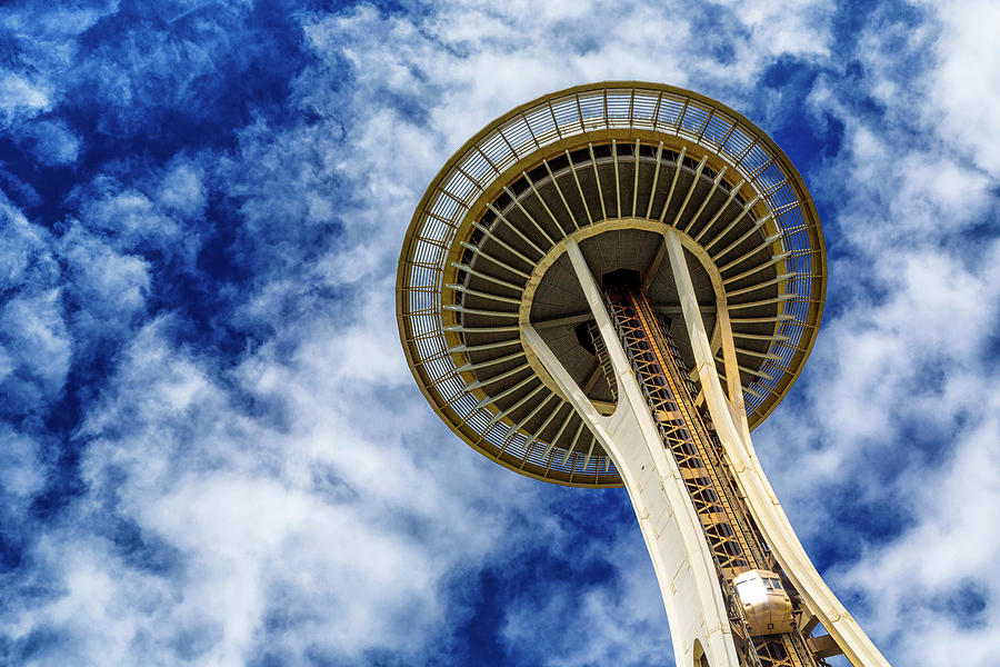 Reach for the Sky - Seattle Space Needle Photograph by Stephen Stookey