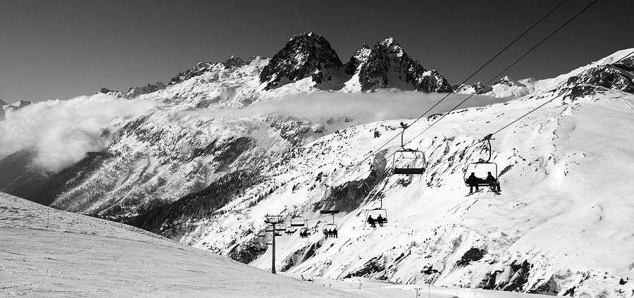 Reach the sky Chamonix France Photograph by Pierre Leclerc Photography