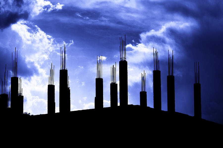 Pillars In The sky Photograph by Aidan Moran