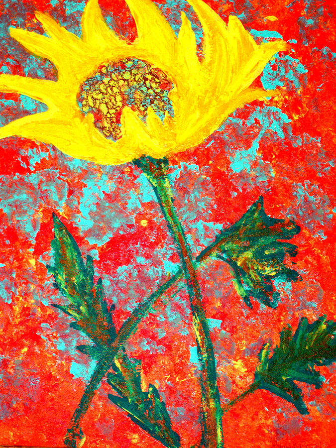 Reaching for the Sun Painting by Wayne Potrafka