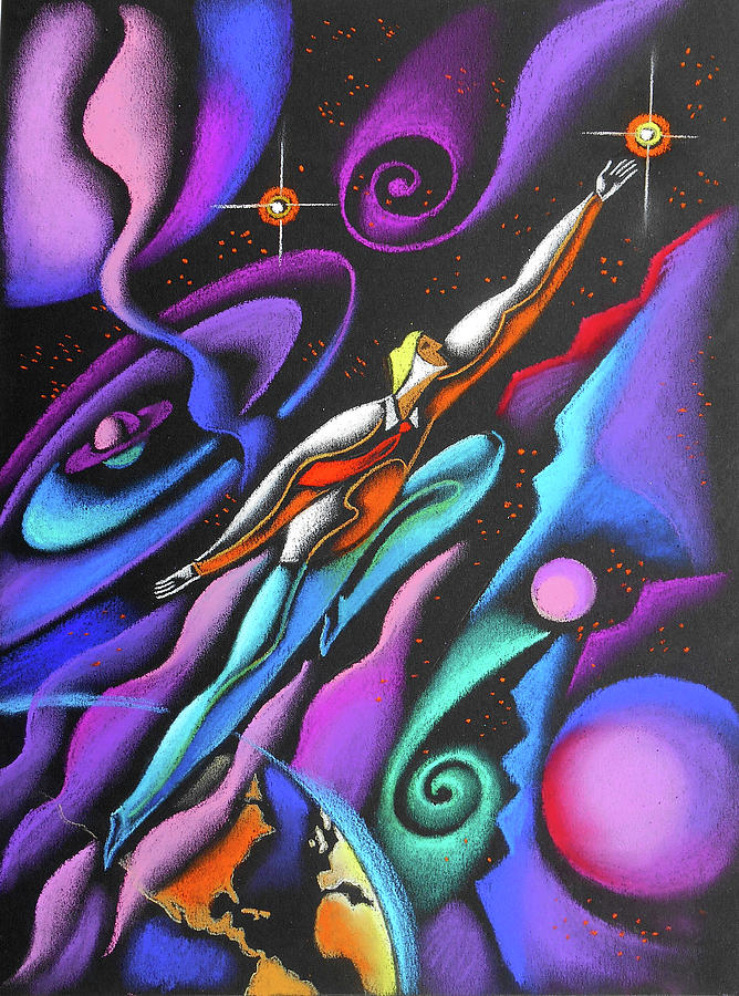 Reaching The Star Painting by Leon Zernitsky