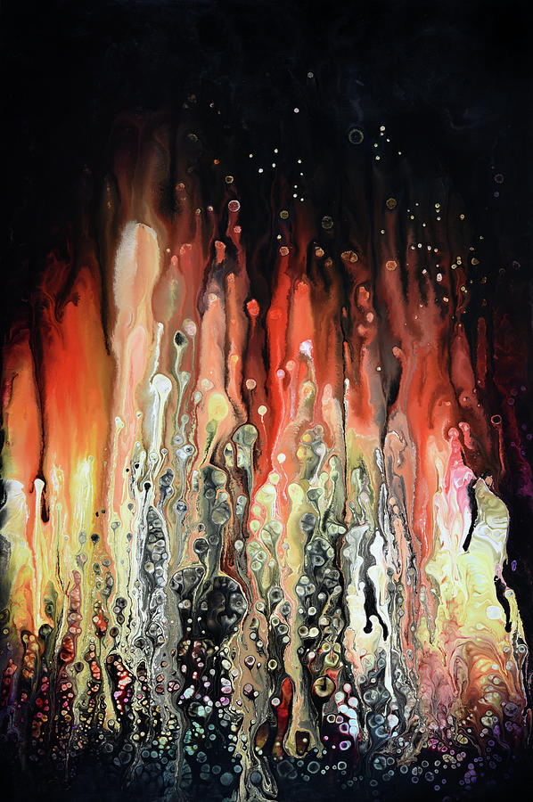 Abstract Painting - Reaction by Dion Kurczek Abstract Painting - Reaction by Dion Kurczek