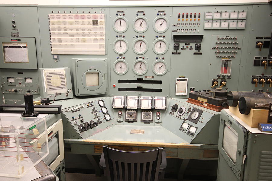 Reactor ControL Panel Photograph by Stephen Dawson Pixels