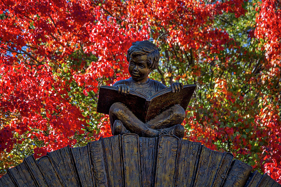 Reading Boy - Santa Fe Photograph by Stuart Litoff