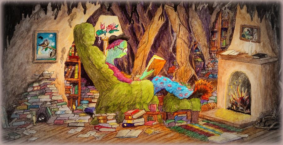 Reading is Magic pg 1 Painting by Matt Konar