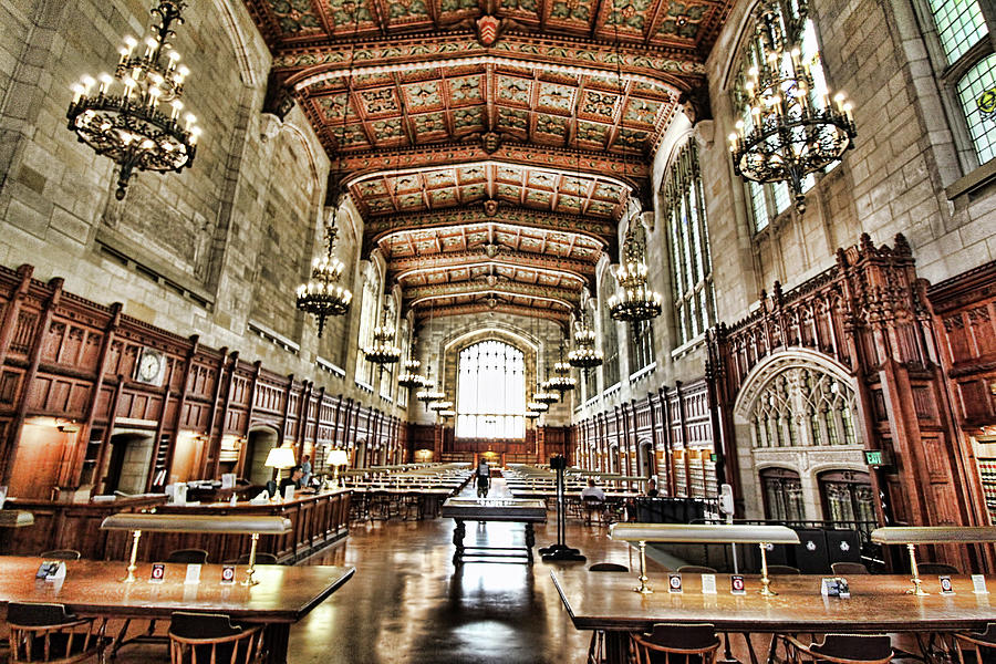 Reading Room Photograph by Pat Cook