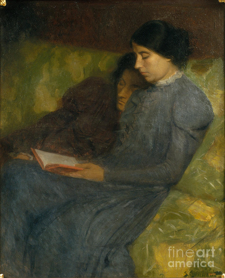 1899 Painting - Reading by Celestial Images