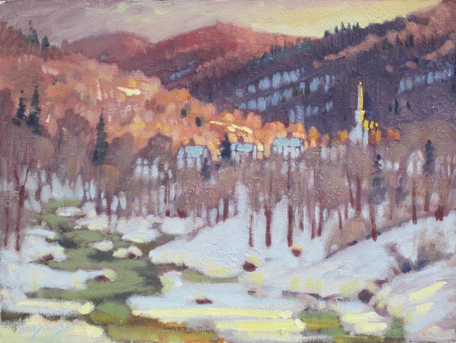 Readsboro Vermont Painting by Len Stomski