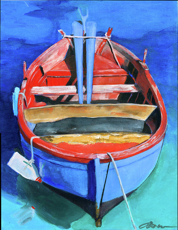 Boat Painting - Ready by Debbie Brown