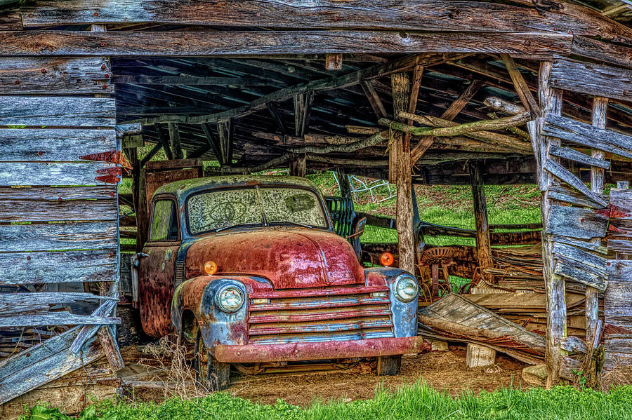 Ready for a Ride Lets Roll in HDR Detail  Photograph by Debra and Dave Vanderlaan