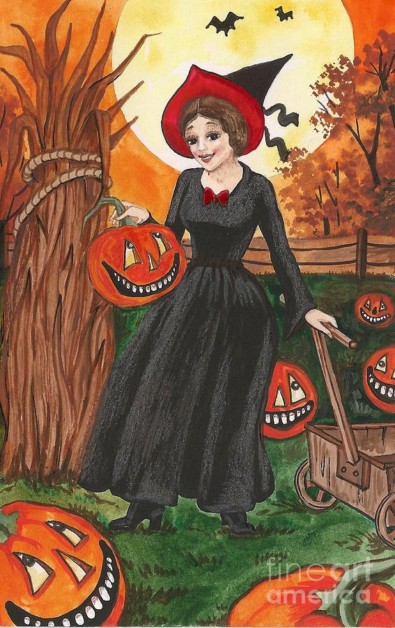 Ready For Halloween Painting by Margaryta Yermolayeva