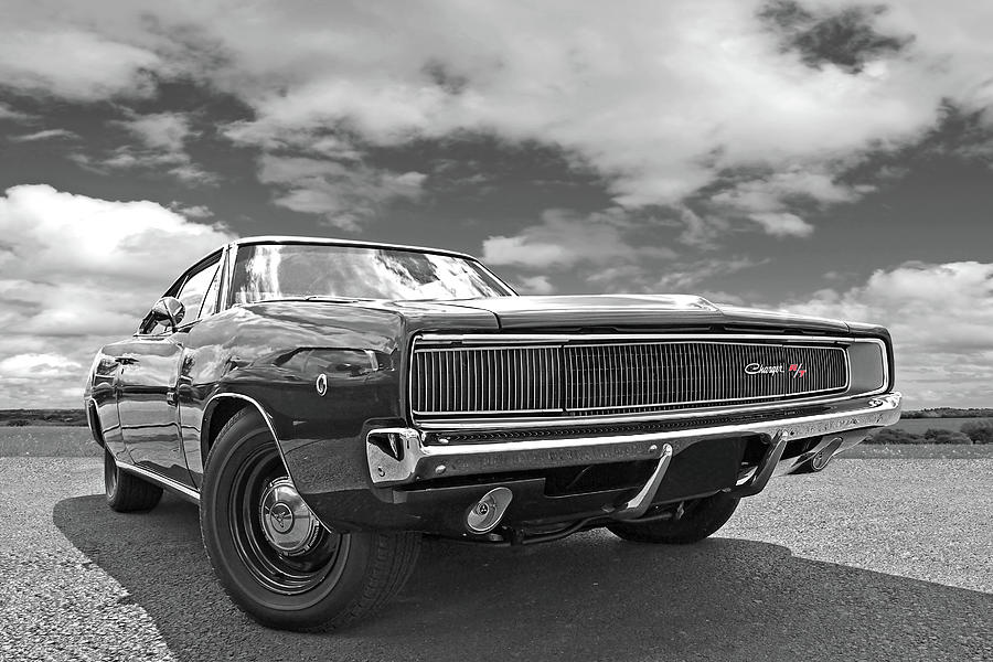 Ready For The Challenge - Dodge Charger RT 1968 Photograph by Gill Billington