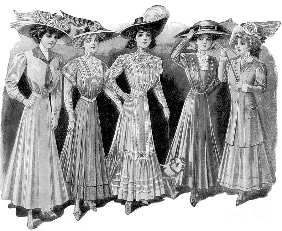 Ready-made Womens Fashion, 1900s Photograph by Science Source