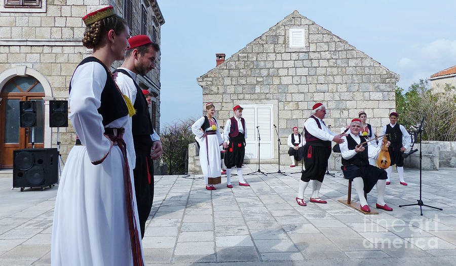 Folk Dancers - Croatia Photograph by Phil Banks