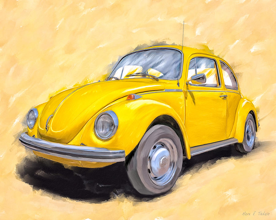 Ready To Go - Vintage Bug Mixed Media by Mark Tisdale