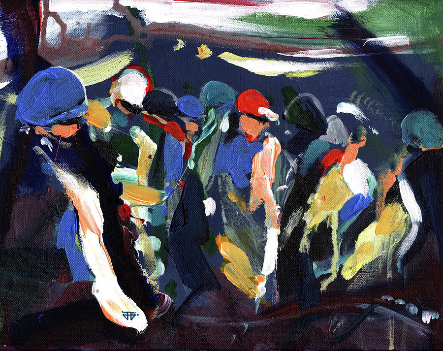 Ready To Race Painting by John Gholson