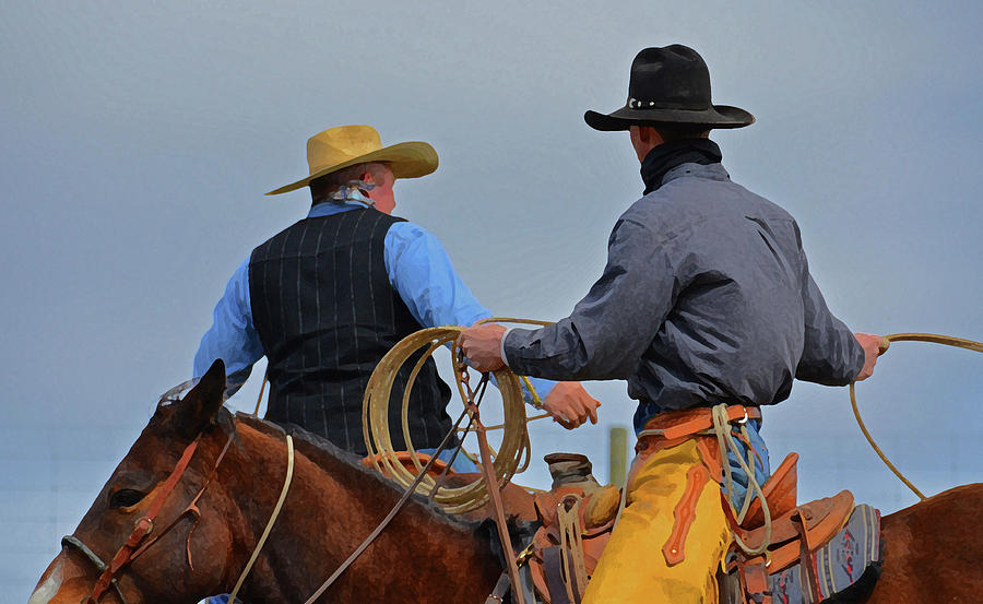 Ready to rope Photograph by Susie Fisher | Fine Art America