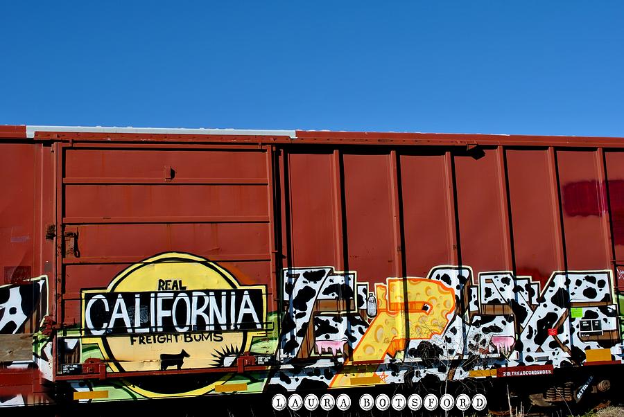 Real California Freight Bums  Digital Art by Laura Botsford