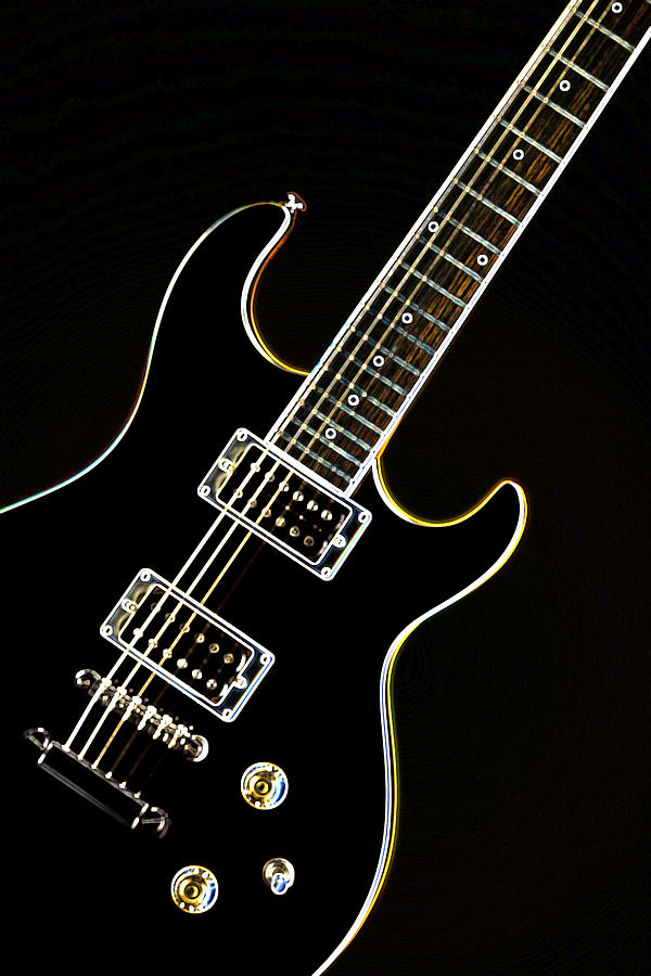 Real Electric Guitar Photograph by M K Miller