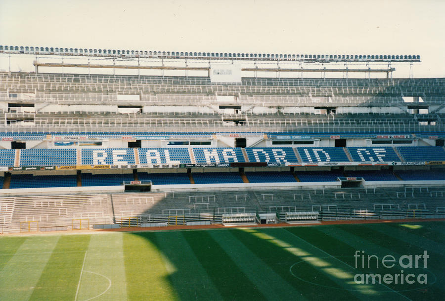 Cristiano Ronaldo Photograph - Real Madrid - Santiago Bernabeu stadium - East Side 2 - Jan 1998 by Legendary Football Grounds