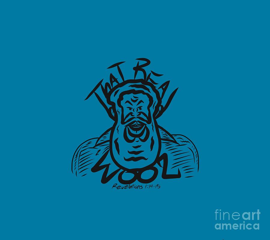 Real Wool Blue Digital Art by Robert Watson Real Wool Blue Digital Art by Robert Watson