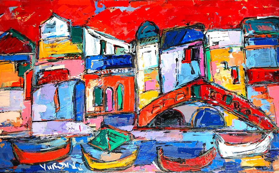Rialto Venice Painting by Len Yurovsky | Fine Art America
