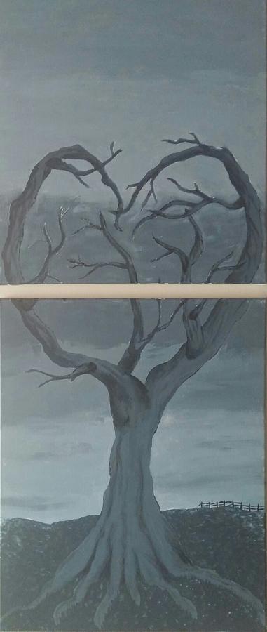 Tree Painting - Reap what you sow by Heather James