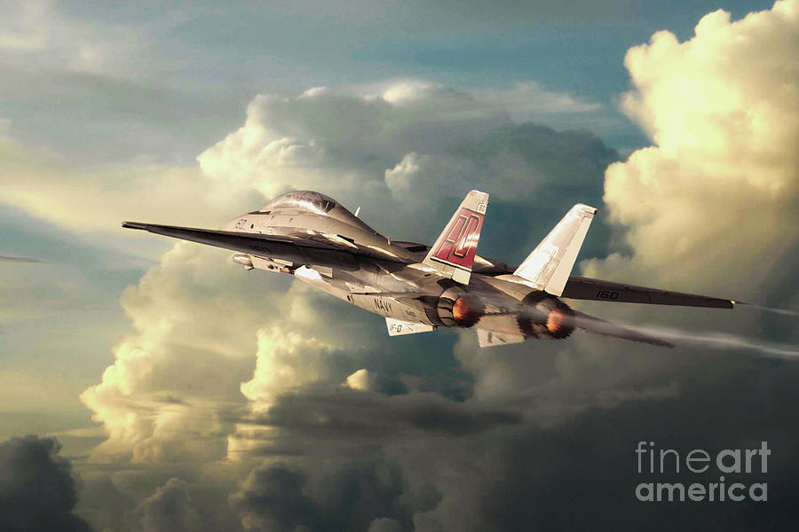 Top Gun Digital Art - Reaper Launch by Airpower Art