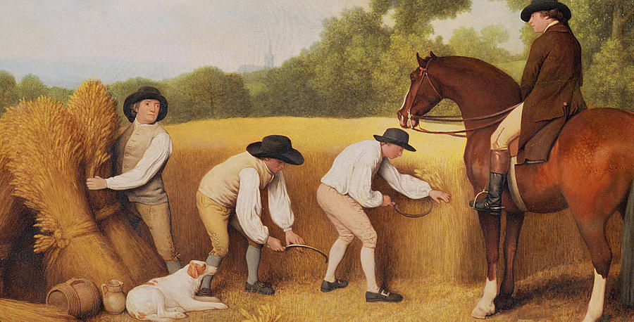Reapers Painting by George Stubbs