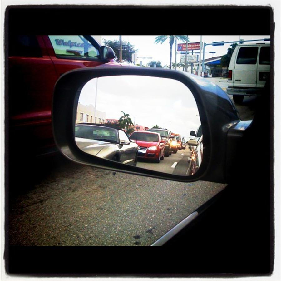Rear Mirror Photograph by Juan Silva