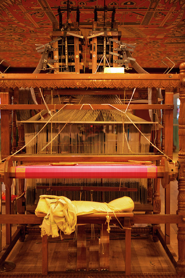 Wooden Handloom Weaving Machine  Wooden Weaving Loom Machine